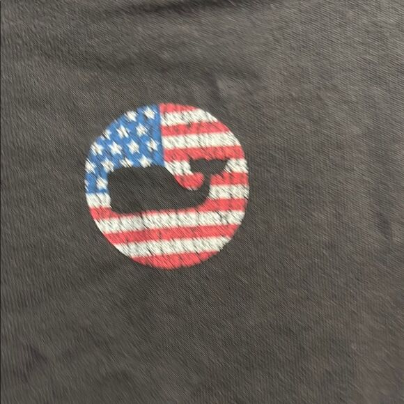 Vineyard Vines charcoal gray and American flag Short Sleeve Tee sz 7 - Picture 6 of 6